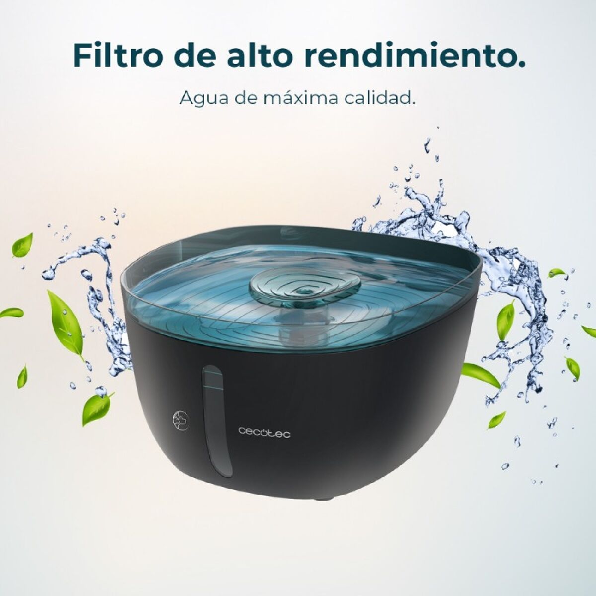 Cecotec Trinkbrunnen Für Haustiere Cecotec Schwarz Schwarz/Blau Kunststoff