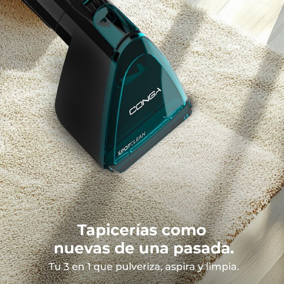Cecotec Tragbarer Heizlüfter Cecotec Conga 7000 Carpet&Spot Clean Steam Xxl