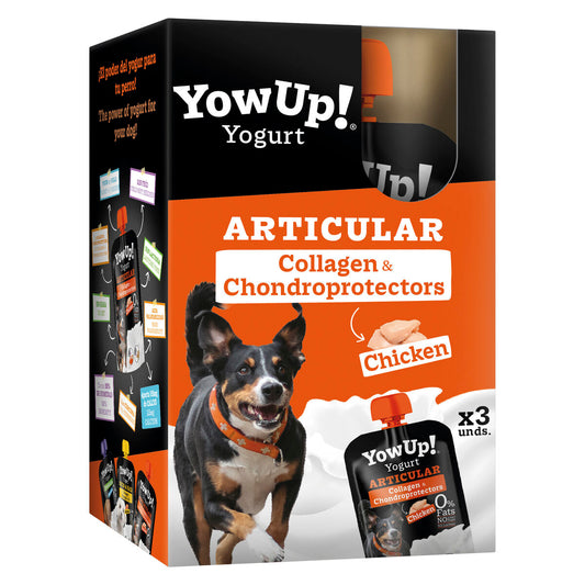 Yowup Nassfutter Yowup Collagen + Chondroprotectors Huhn 3 Stück 3 X 115 G