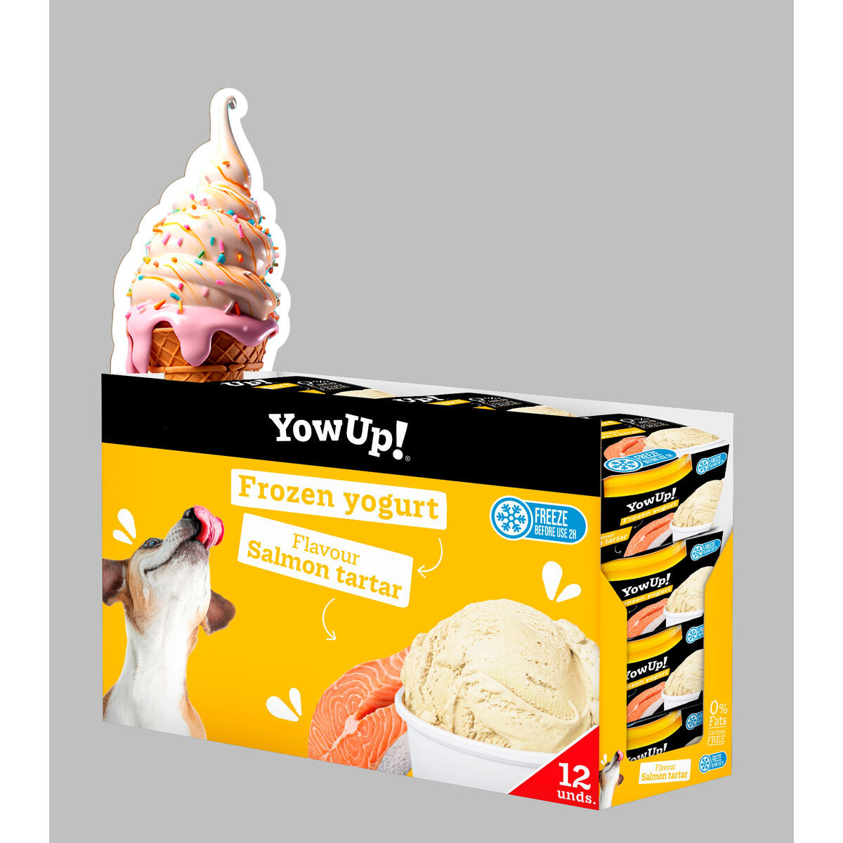 Yowup Hundefutter Yowup Lachsfarben 12 Stück