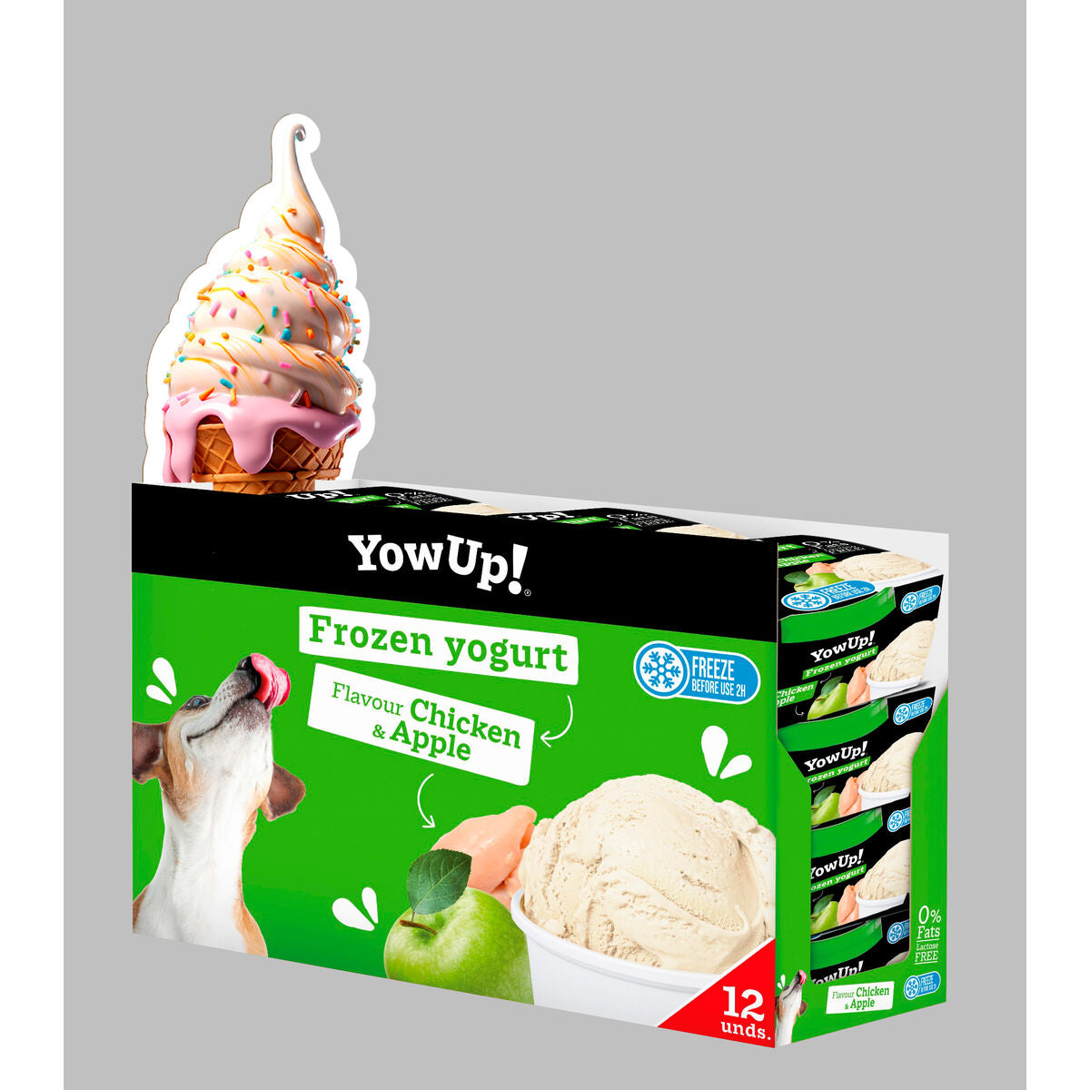 Yowup Hundefutter Yowup Apfel Huhn 12 Stück