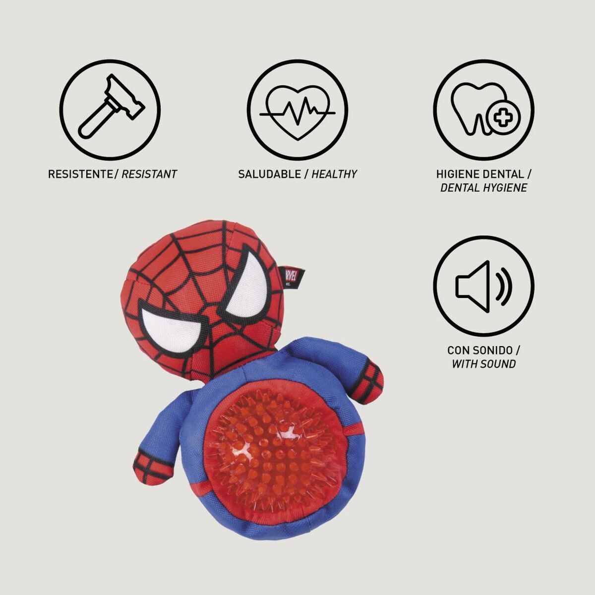 Spider-Man Hundespielzeug Spider-Man Rot