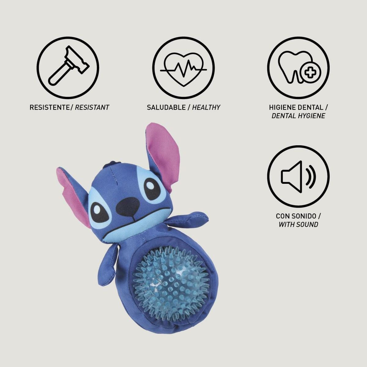 Stitch Hundespielzeug Stitch Blau