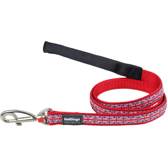 Red Dingo Hundeleine Red Dingo Union Jack 1,2 M Rot 1.2 X 120 Cm