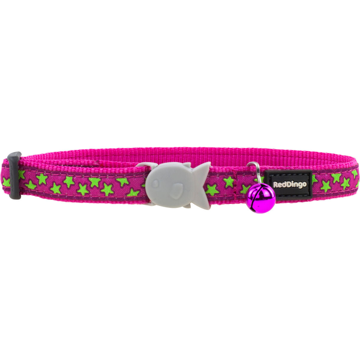 Red Dingo Katzenhalsband Red Dingo Stars Lime On Hot 20-32 Cm Rosa