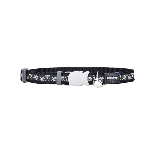 Red Dingo Katzenhalsband Red Dingo Diamond 20-32 Cm Schwarz