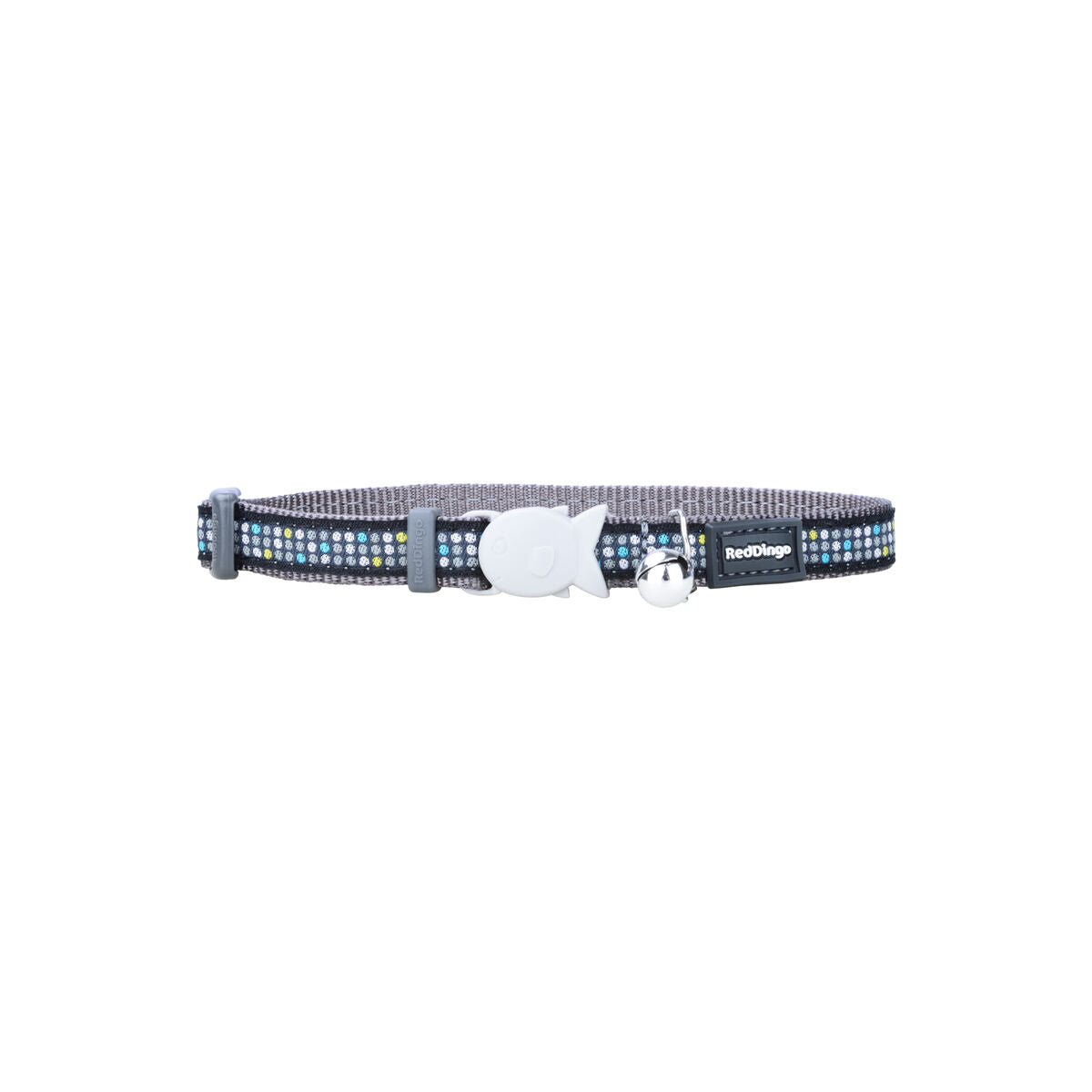 Red Dingo Katzenhalsband Red Dingo Modern On Cool 20-32 Cm Grau