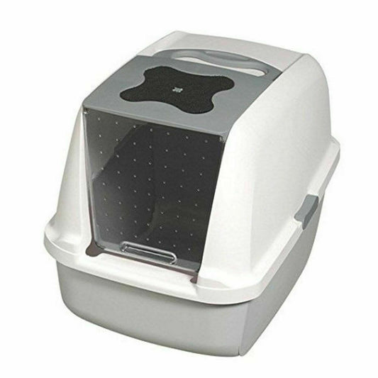 Catit Katzentoilette Catit Grau Abnehmbarer Deckel