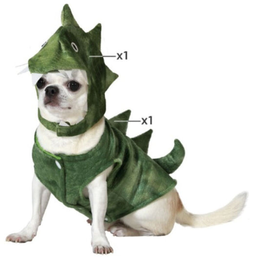 Bigbuy Pets Hundekostüm Größe M Dinosaurier
