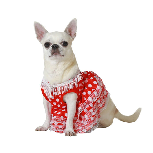 Bigbuy Pets Hundekostüm Größe M Flamenco-Tänzerin