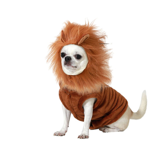Bigbuy Pets Hundekostüm Größe S Löwe
