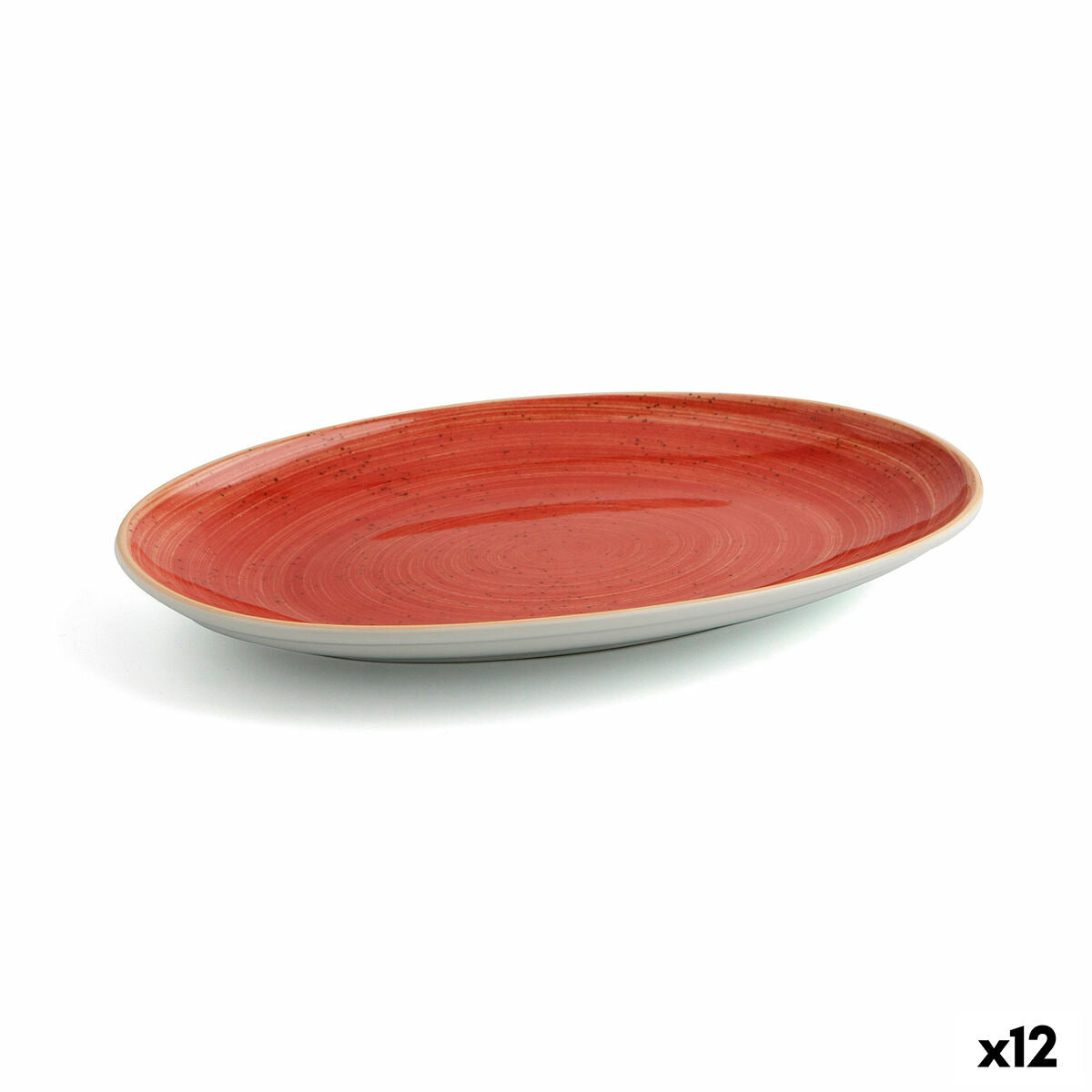 Ariane Tablett Für Snacks Ariane Terra Rot Aus Keramik Ø 26 Cm (12 Stück)