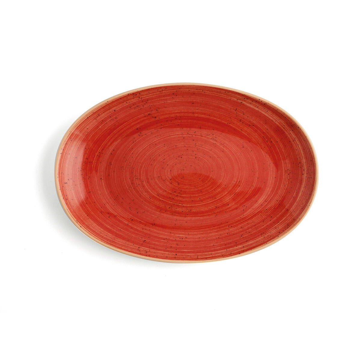 Ariane Tablett Für Snacks Ariane Terra Rot Aus Keramik Ø 26 Cm (12 Stück)