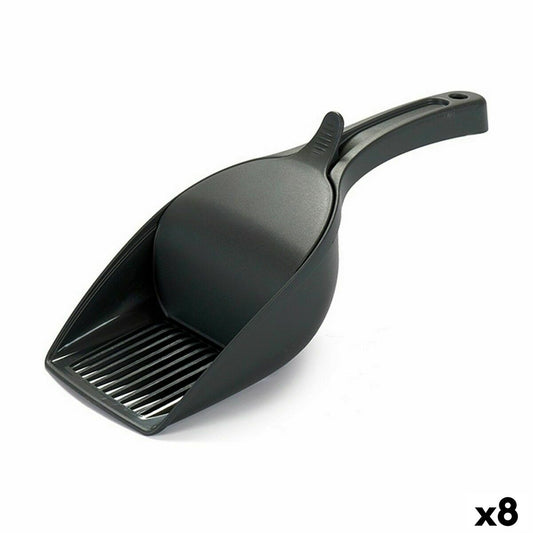 Stefanplast Pickup-Schaufel Stefanplast Anthrazit Kunststoff 12 X 7 X 27, 5 Cm (8 Stück)