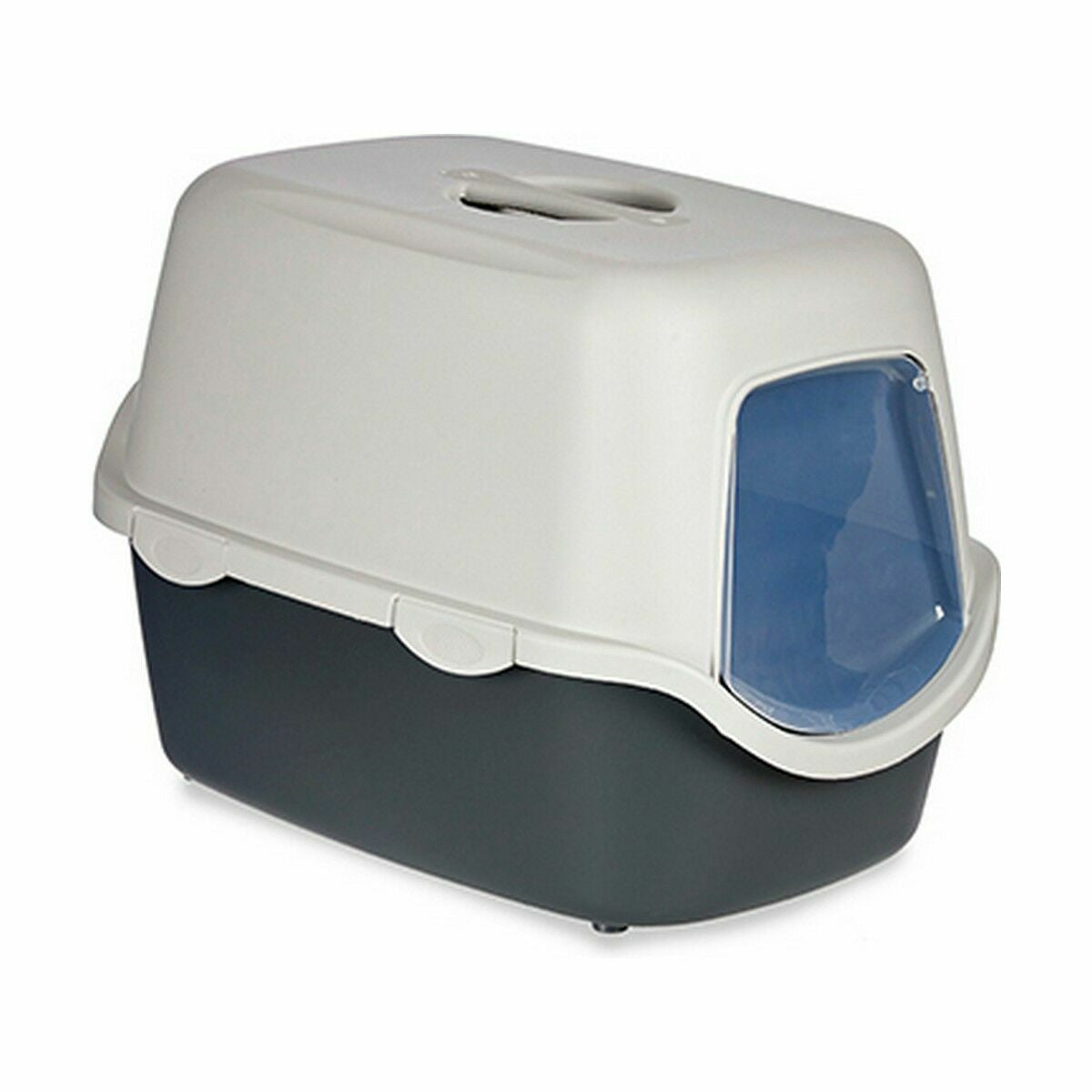 Stefanplast Katzentoilette Stefanplast Anthrazit Hellgrau Kunststoff 56,5 X 39,5 X 39 Cm (20 Stück)