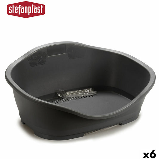 Stefanplast Haustierbettchen Stefanplast 97621 Grau Kunststoff 68 X 27,5 X 49 Cm 6 Stück